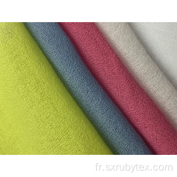 Tissu solide en crêpe de polyester 30D